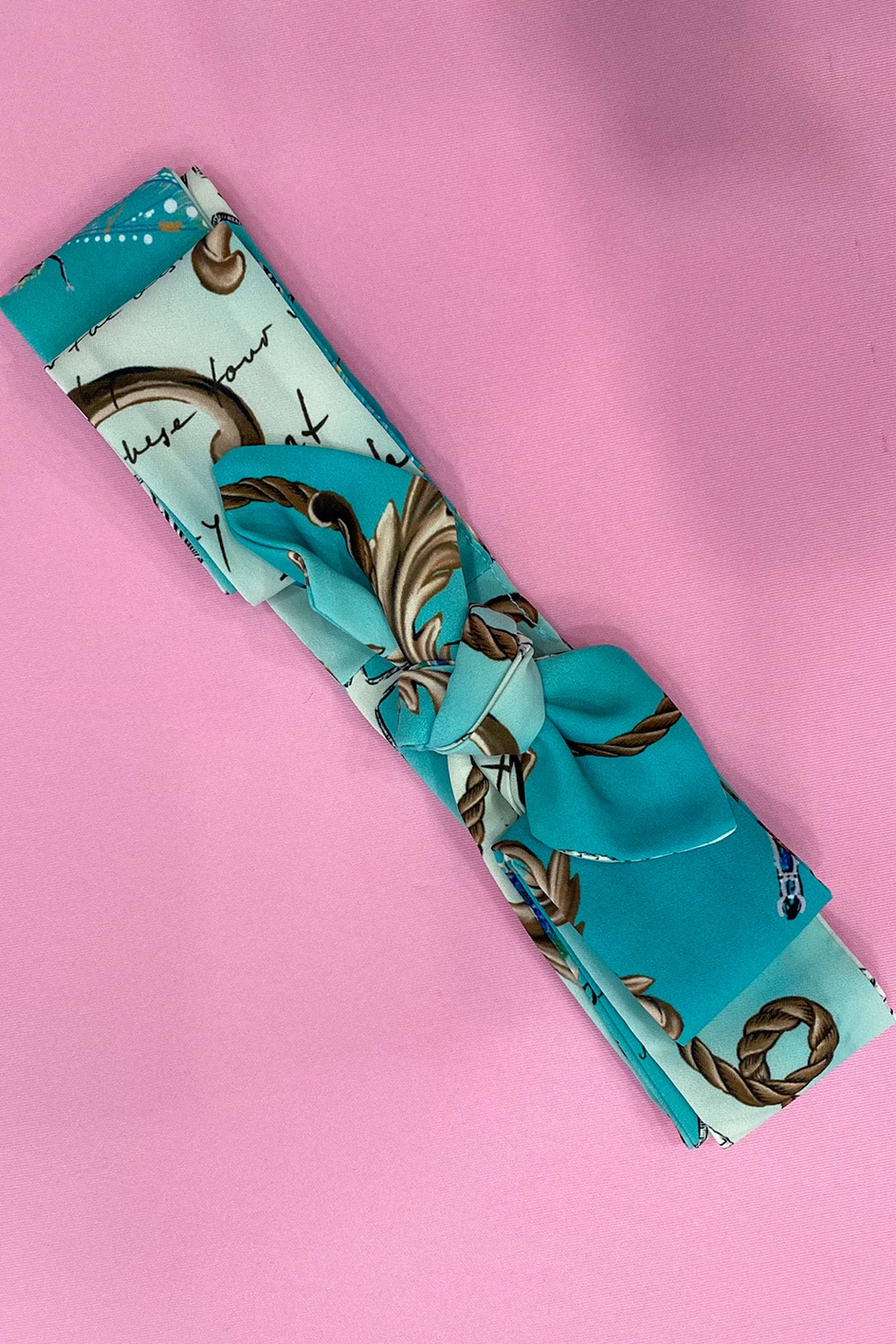 All I Want Is A Yacht Лента за коса - Aqua - Изображение 4