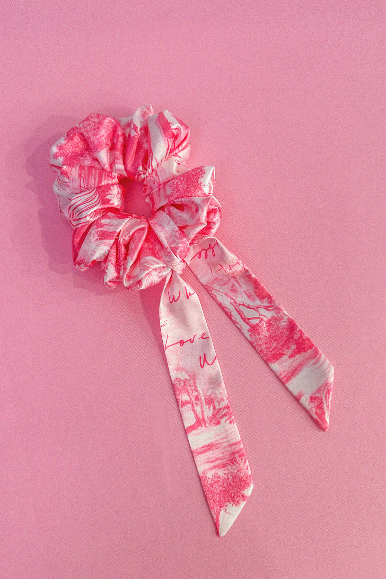 Trendsetter Icon Скрънчи-Панделка - Pink - Изображение 10