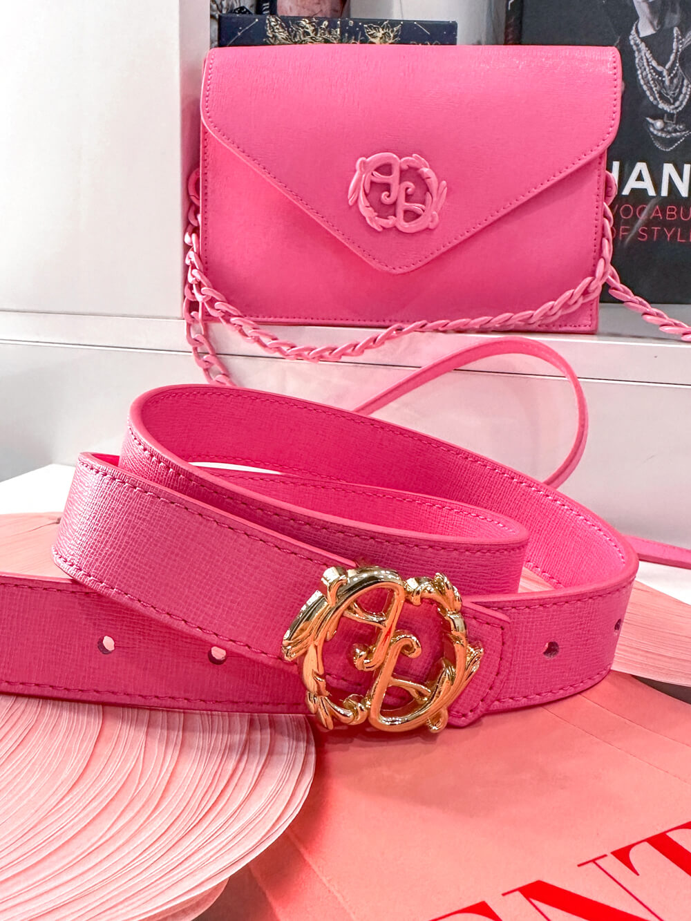 Rococo Logo Чанта - Candy Pink - Изображение 13