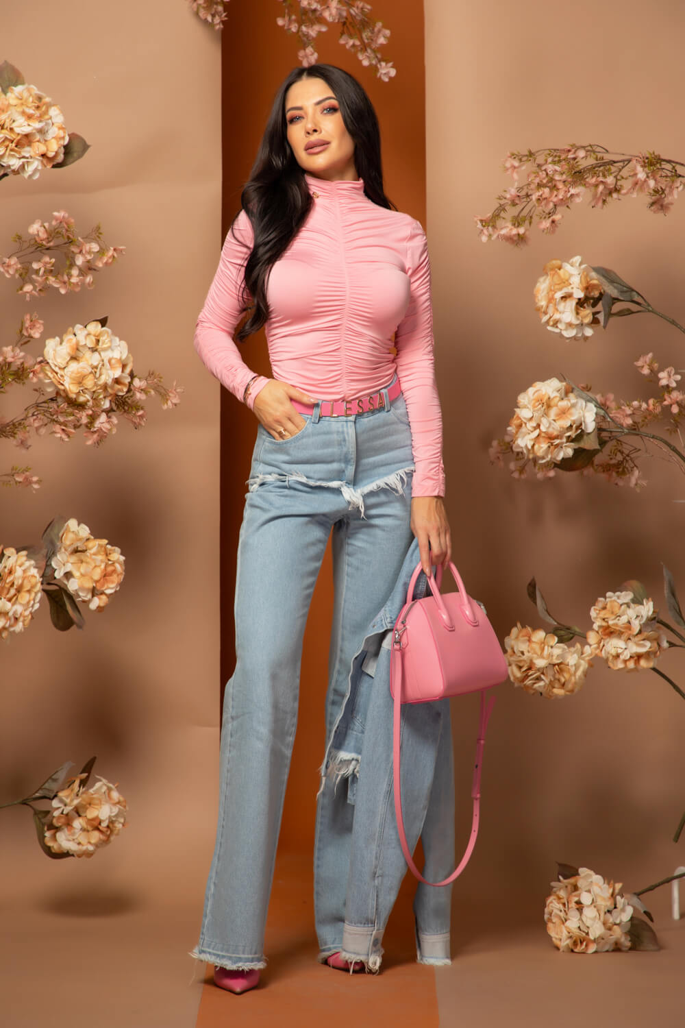 Glance Stealer Блуза-Поло - Light Pink - Изображение 11