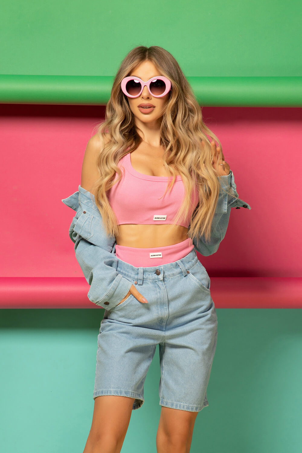 Style Storm Кроп-Топ - Pink - Изображение 18