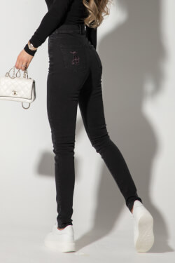 Alessa Royalty Slim Fit Дънки - Black