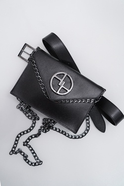 Showpiece Колан-Чанта - Black с Тъмен Никел тока