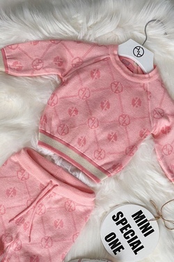 Alessa mini Religion Блуза от плетиво - pink