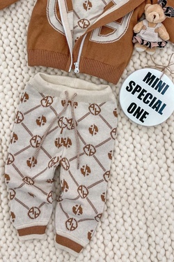 Alessa mini Religion Панталон от плетиво - крем