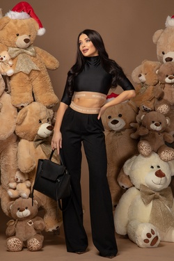 Adore You Панталон С Широк Крачол