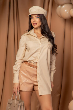 Nothing But Love Риза - Дълга - Nude