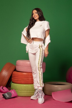 Restless Spirit Спортен Панталон - Екрю