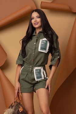 Vacation On My Mind Къси Панталони - Милитъри