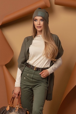 Out Till Dawn Шапка От Плетиво - Милитъри