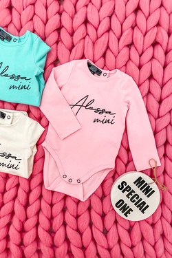 Alessa mini боди - pink