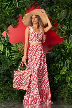 Spirit of the Summer Ruffles Дълга Пола