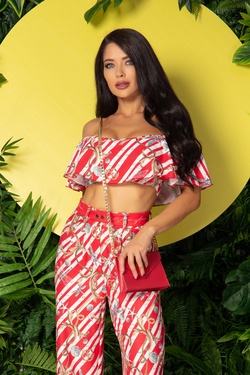 Choose me Колан - Червен