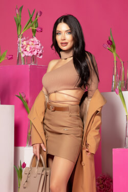 Rococo Logo Кафяв Колан - Тесен Със Златна Тока