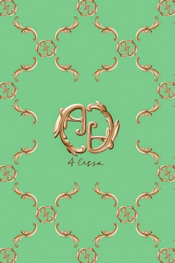 Alessa rococo плажна хавлия - зелена