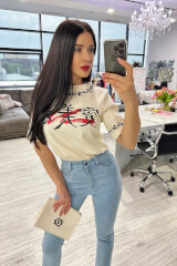 LPB Forever T-Shirt От Памук - Soft Beige - Изображение 4
