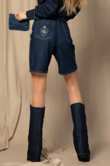 Denim Dream Къси Дънки - Dark Blue - Изображение 11