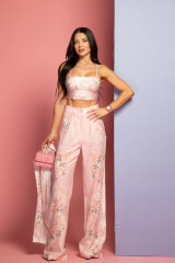 A Touch of Romance Дълъг Панталон - Pink - Изображение 10