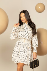 Playful Elegance Ruffles Рокля С Подвижен Колан - Изображение 9