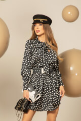 Chic Whisper Ruffles Рокля С Подвижен Колан - Изображение 8