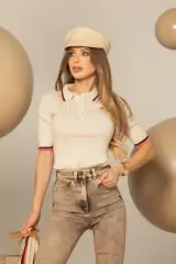 Touch of Elegance Блузка - Seashell - Изображение 17