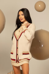 Touch of Elegance Жилетка От Плетиво - Seashell - Изображение 19