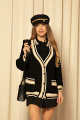 Touch of Elegance Жилетка От Плетиво - Black - Изображение 15