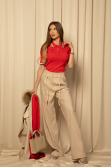 Casual Charm  Панталон - Taupe - Изображение 15