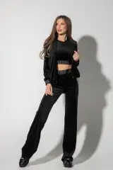 Plush Energy Плюшен Панталон - Black - Изображение 13