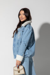 Luxury Classic яке с подвижен топъл хастар - Light Blue - Изображение 16