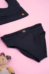 Eternal Sunshine mini Бански Бикини Ruffles - Black - Изображение 3