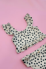 Playful Elegance Mini Бански Кроп-Топ - Изображение 4