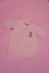 Alessa Royalty Mini T-Shirt с бродерия - Light Pink - Изображение 3