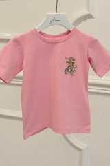 Alessa Royalty Mini T-Shirt с бродерия - Light Pink - Изображение 5