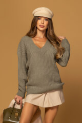 Wool Poise Пуловер От вълна - Light Green - Изображение 19