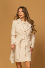 Luxury Elegance Тренч - Soft Beige - Изображение 17