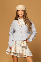 Wool Poise Пуловер От вълна - Light Blue - Изображение 12