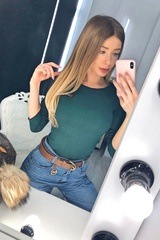 Alessa Everyday блуза с 3/4 ръкав - зелена - Изображение 2