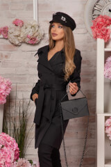Celebrity Status Тренч - Black - Изображение 10