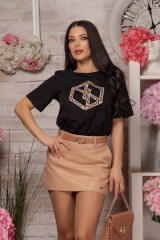 Love Your Way T-Shirt От Памук - Luxury Black - Изображение 10