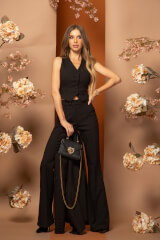 Old money Панталон - Black - Изображение 16