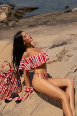 Spirit of the Summer бански кроп-топ Ruffles - Изображение 11