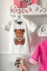 Alessa Bear Mini T-Shirt от Памук - Екрю - Изображение 11