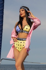 She Baller Бански Бикини С Висока Талия - yellow - Изображение 7