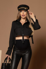 Diva Spirit Къса Риза - Black - Изображение 8