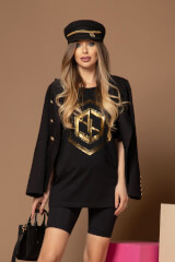 Diva Drive T-Shirt От Памук - Black - Изображение 12
