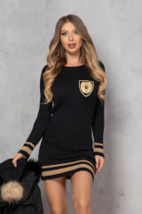 Elite Embrace Рокля От Плетиво - Black - Изображение 11