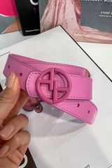 Alessa logo Cold Pink колан - тесен с розова тока - Изображение 3