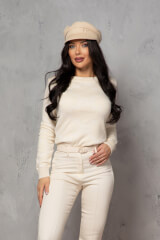 Dream In Colors Пуловер С Дълъг Ръкав - Cream - Изображение 11