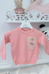 Luxury Classic Mini Пуловер От Плетиво - Pink - Изображение 6